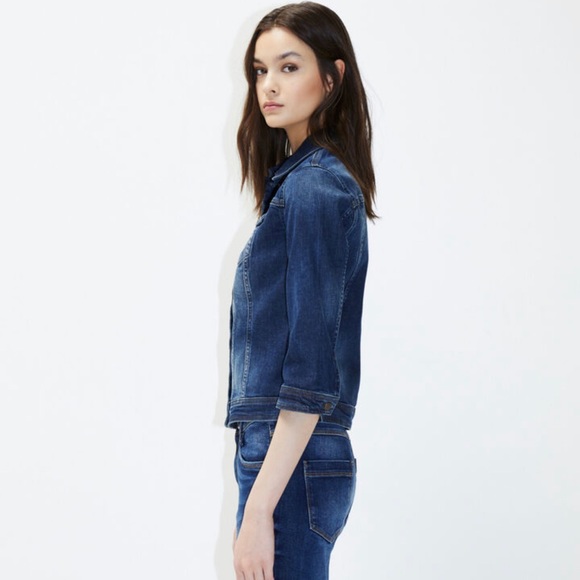 Vintage Look Denim Jacket, by Sisley (S) - Picture 3 of 15